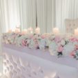 Sweetheart padded head table