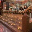 White gloss head table