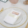 Acrylic place settings