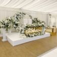 Gold Mirror Head Table