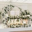Gold Mirror Head Table