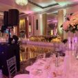 Gold Mirror Head Table