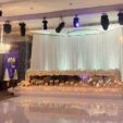 Gold Mirror Head Table