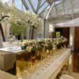 Gold Mirror Head Table