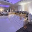 Gold Mirror Head Table