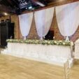 Straight stage steps
