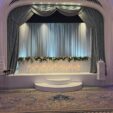 White gloss head table