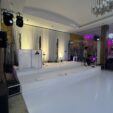 Straight stage steps