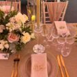 Acrylic place settings