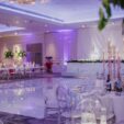White gloss head table