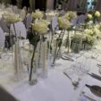 Glass candlesticks